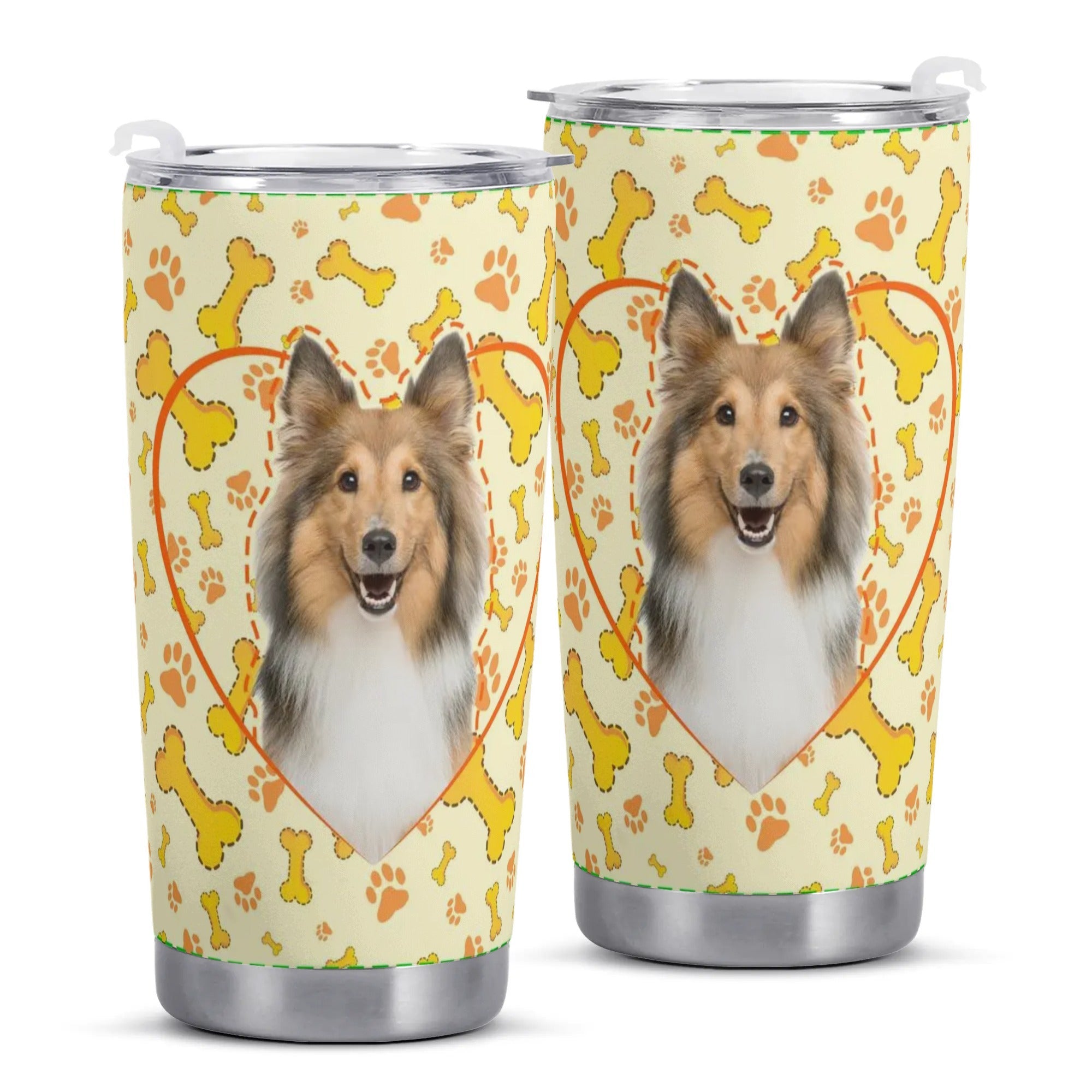 Dog image Car cup