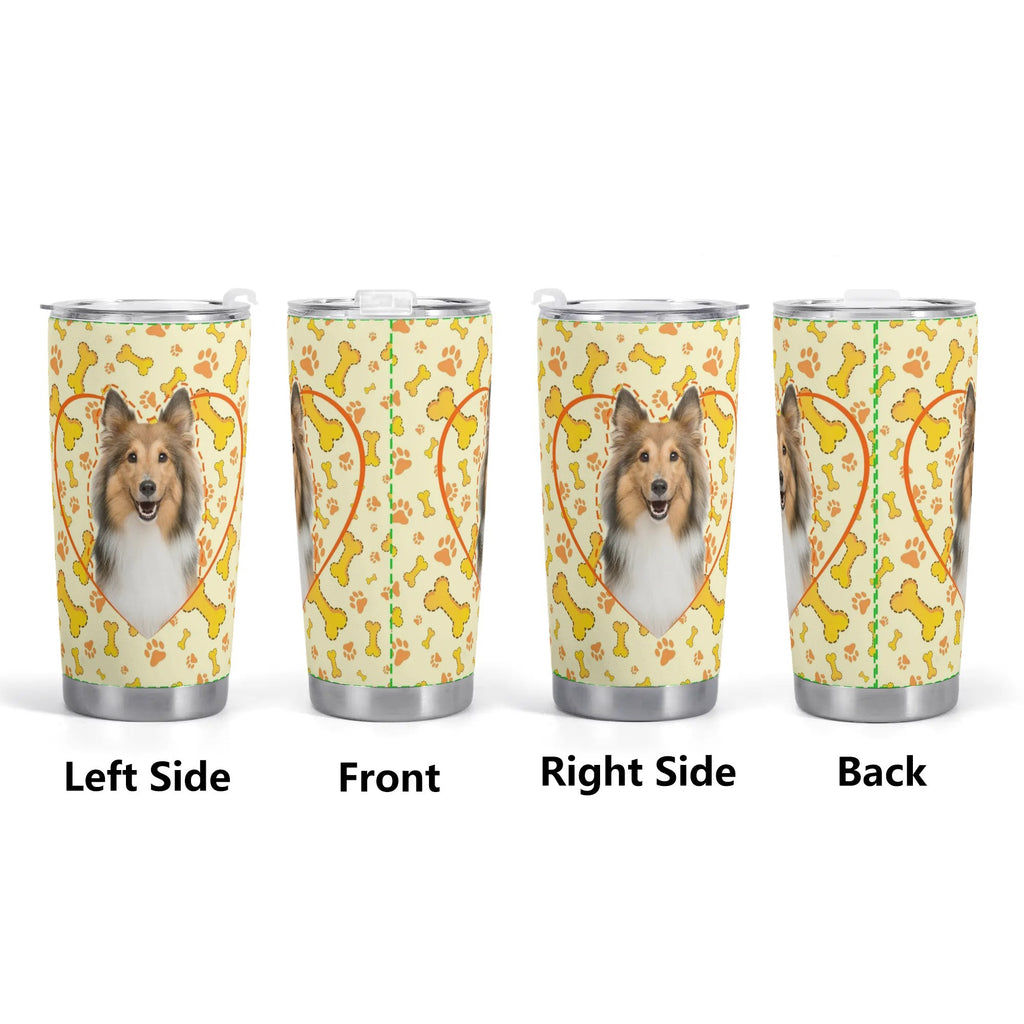 Dog image Car cup
