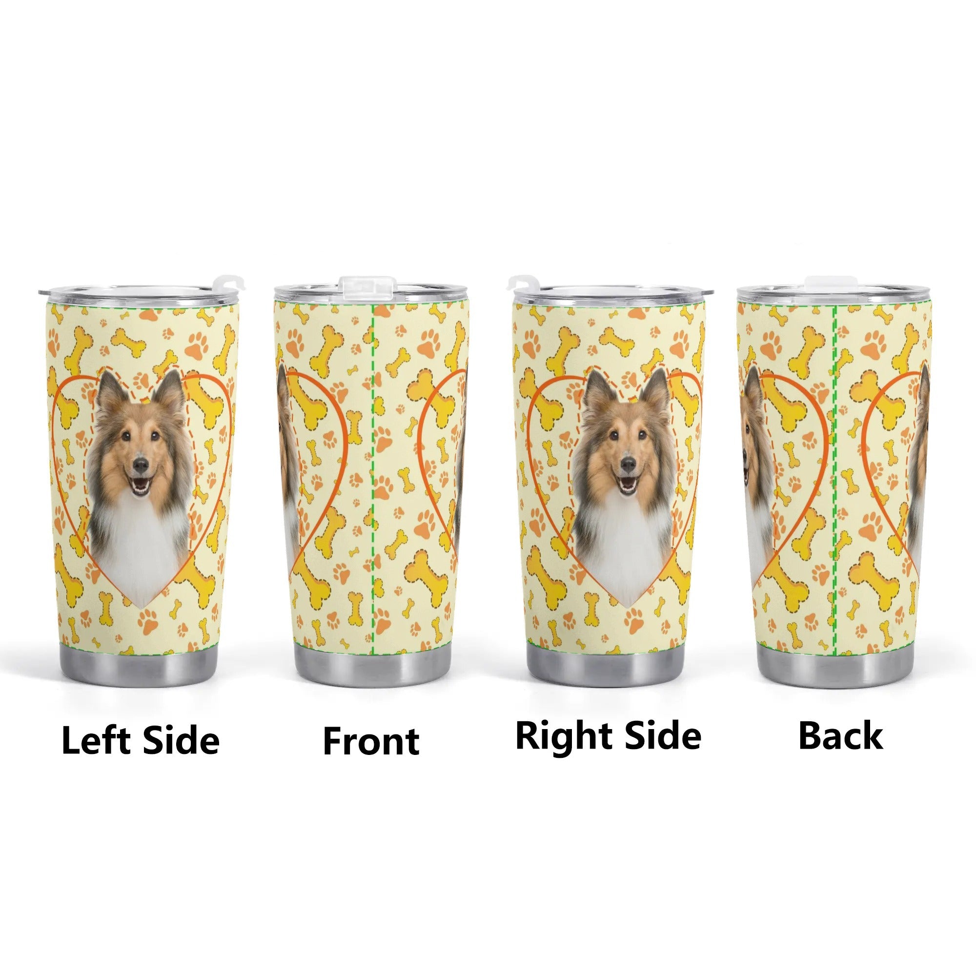Dog image Car cup