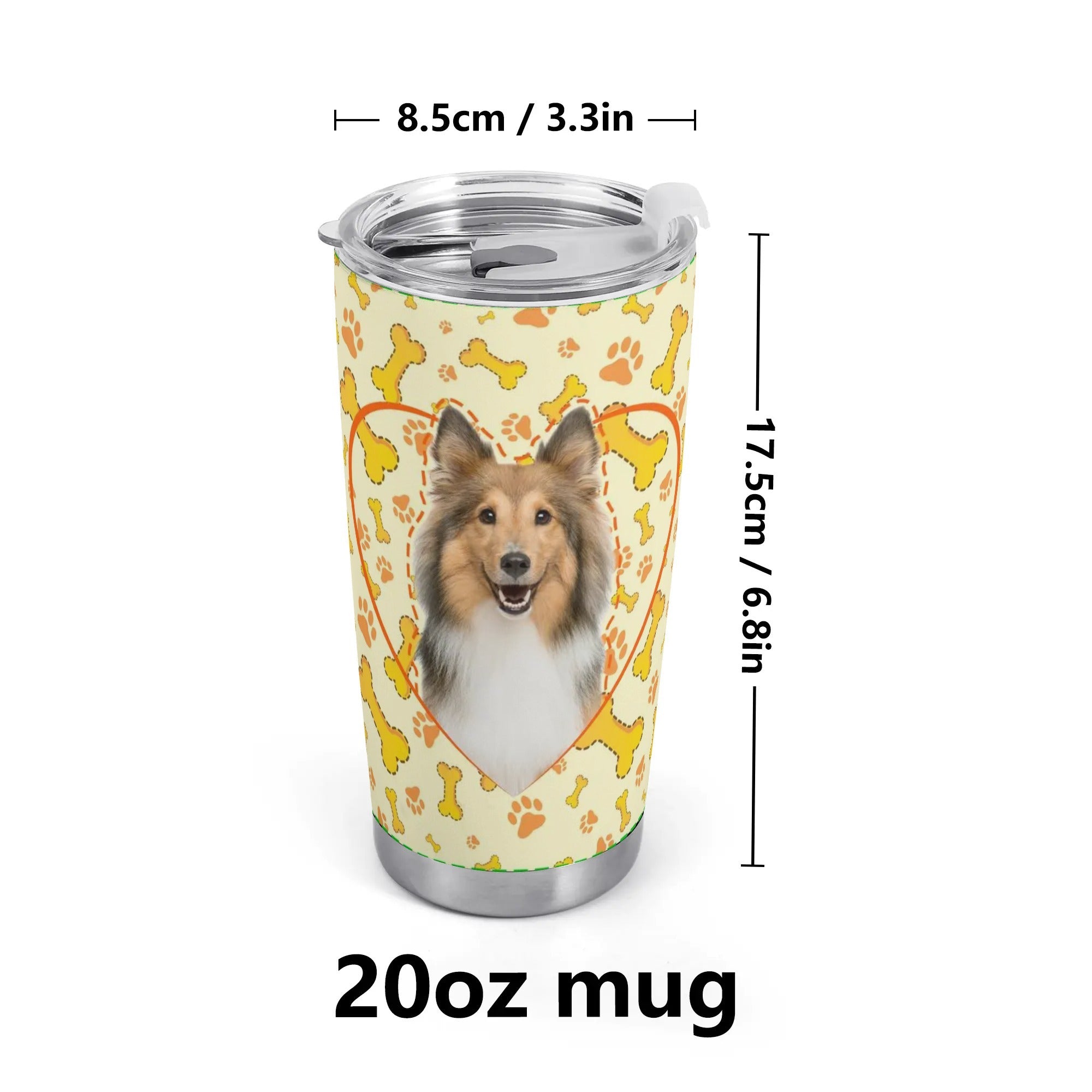 Dog image Car cup